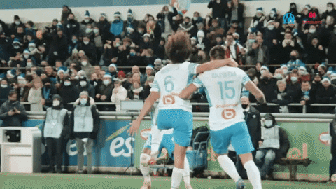 Happy Sport GIF by Olympique de Marseille