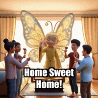 Home Sweet Home Celebration GIF by BuddhaFlyJourney