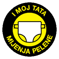 CityCenterOne dipers city center one i tate za promjenu pelene Sticker