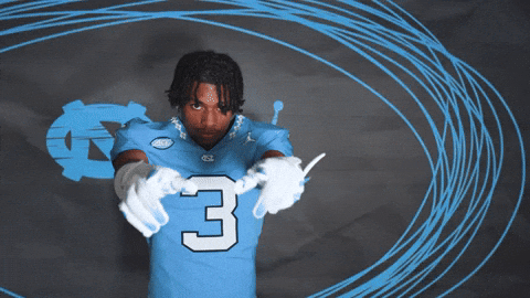 University Of North Carolina Football GIF by UNC Tar Heels