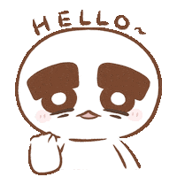 Greet Hello Sticker