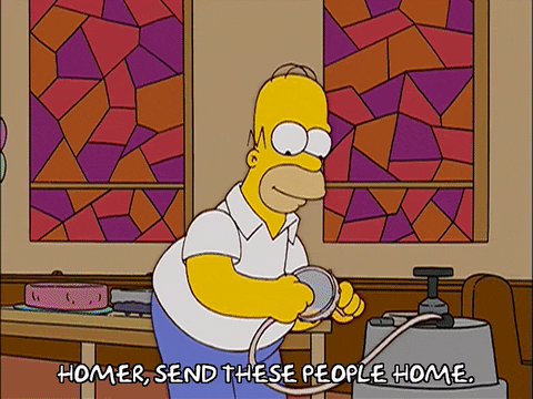 happy homer simpson GIF