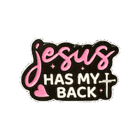 pinnedpins heart pink jesus nails Sticker