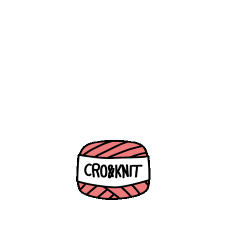 happy knitting Sticker