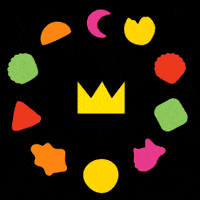 picturepressplay loop crown king candy GIF