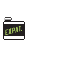 Coffee Habitat Sticker by Expat. Roasters