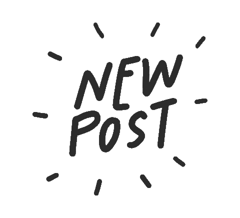 new post Sticker by aquarela