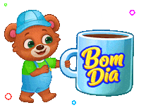 Good Morning Tea Sticker by Lucas and Friends by RV AppStudios