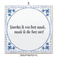 Nl Wijsheid Sticker by Tegelspreuken.nl