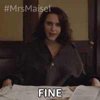 Season 4 Reaction GIF by The Marvelous Mrs. Maisel