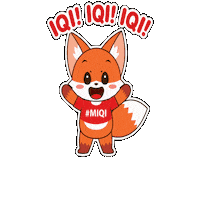 Fox Jumping Sticker by IQI Concept