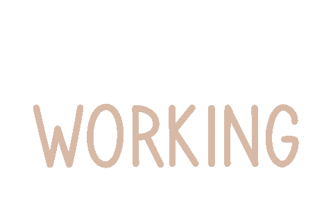 Work Mode Currently Working Sticker
