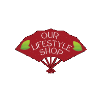 Chinese Style Fan Sticker by ourlifestyleshop