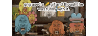 The Amazing World Of Gumball Shock Sticker