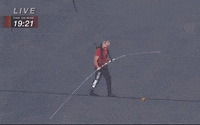 Nik Wallenda Tightrope GIF by Volcano Live! with Nik Wallenda
