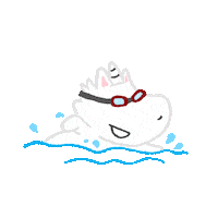 Swim Swimming Sticker by Creative Unicorn