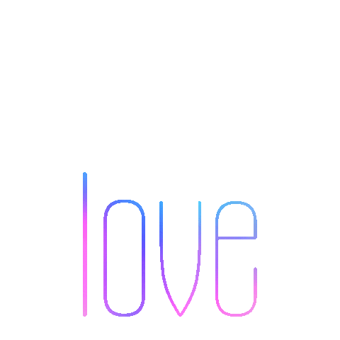 Rainbow Love Sticker by Guided by Light Art