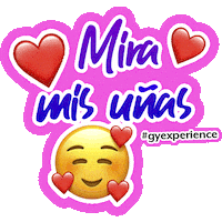GYexperience love nails unas gy Sticker