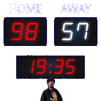 57 Away Sticker