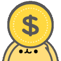 Money 旋轉 Sticker