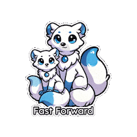 Blueandwhite Happymoments Sticker