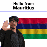 Mu Mauritius Sticker