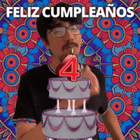 ¡Feliz 4.º cumpleaños!