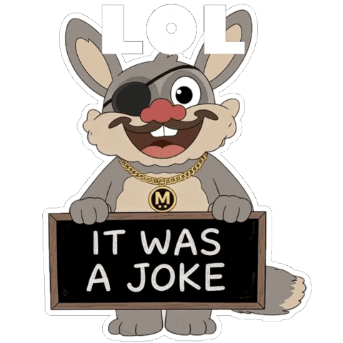 Just Kidding Lol Sticker