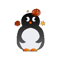 amipru confused penguin drunk confusion Sticker