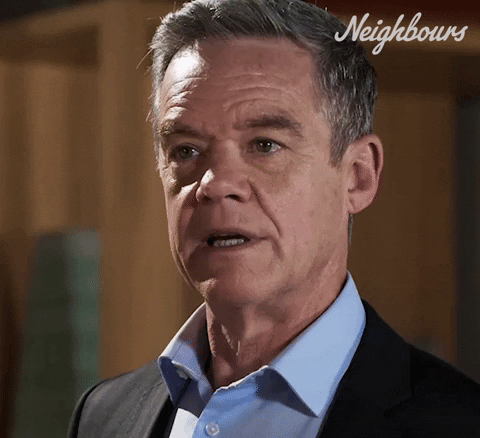 Paul Robinson Omg GIF by Neighbours (Official TV Show account)