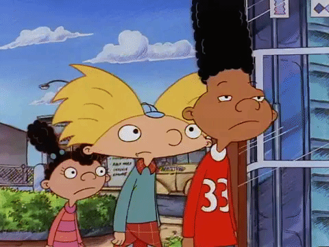 hey arnold nick splat GIF