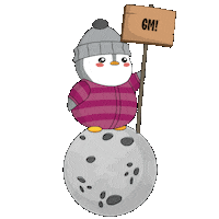 Hello Kitty Space Sticker by Pudgy Penguins