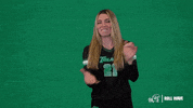 Volleyball Cheering GIF by GreenWave