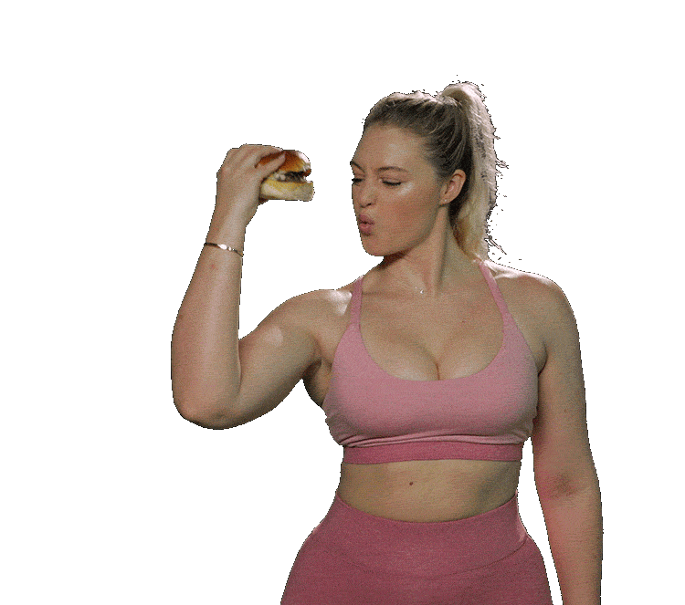 Hungry Iskra Lawrence Sticker by iskra