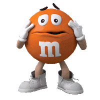 scared m&m Sticker by M&M’S Chocolate