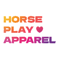 Brand Horse Sticker by HorseplayApparel