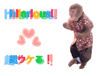 Fun Monkey Sticker