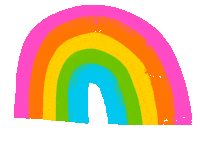Rainbow Jiggle Sticker by Jess Stempel