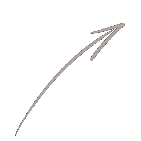 Right Arrow Light Brown Sticker