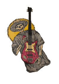Jesse Bonez Sticker by ASF brush
