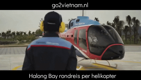 vietnamreizen giphygifmaker vietnam reizen halongbayhelikopter halong bay rondreis GIF