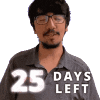 25 Days 25D Sticker