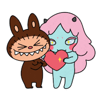 friends love Sticker by Okokume