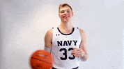 navyathletics navy athletics navy basketball navy mens basketball navy mbb GIF