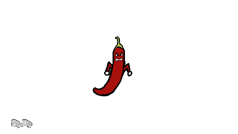 Angry Fire Sticker