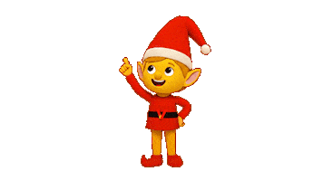 Christmas Elf Point Sticker by Verizon