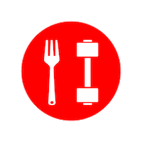 ForktoFitKitchen forktofit fork to fit fork to fit kitchen forktofitkitchen Sticker