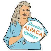 Llama Sticker by Your Alpaca Cottage