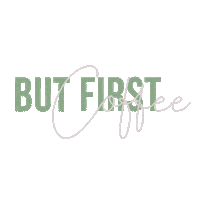 But First Coffee Sticker by Socialmediaforyou