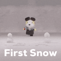 First Snow GIF